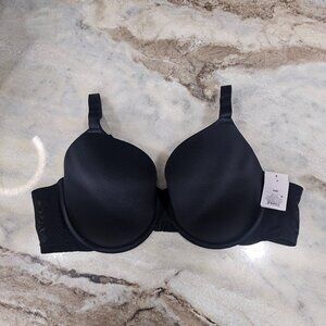 Auden Black Demi Coverage Lined T-Shirt Bra | New With Tags | 44D